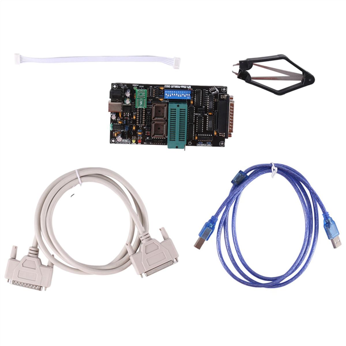 Replacement Spare Parts SPI 25Xx PCB5.0T-2021 Willem EPROM Programmer, BIOS009 PIC,Support 0.98D12,Promotion Clip PLCC32+SOIC 8 Pin Adapter