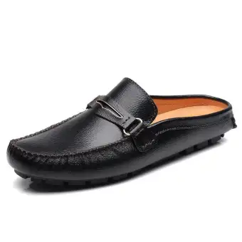 mens slippers in half sizes