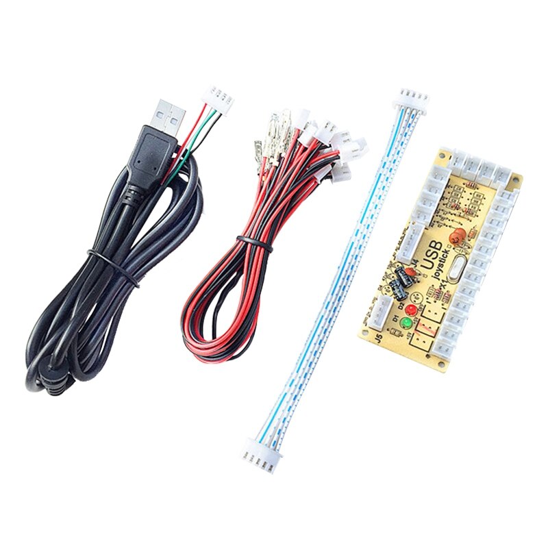 【VisioN Shop】DIY Arcade Kit USB Arcade Joystick Chip for MAME and Stick. 
