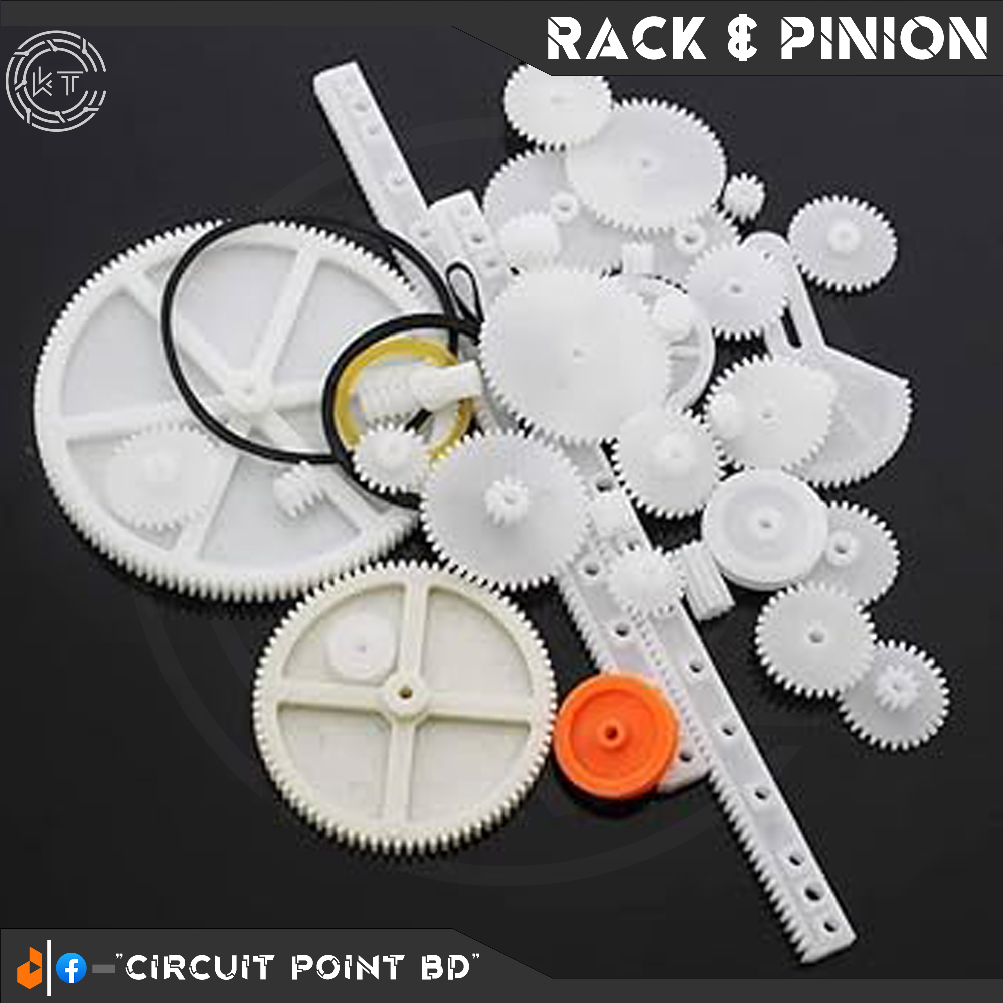 Plastic Rack and pinion gear pulley plastic shaft worm gear reducer for Toy Model, Robot diy kit and DIY assorted kit.. 