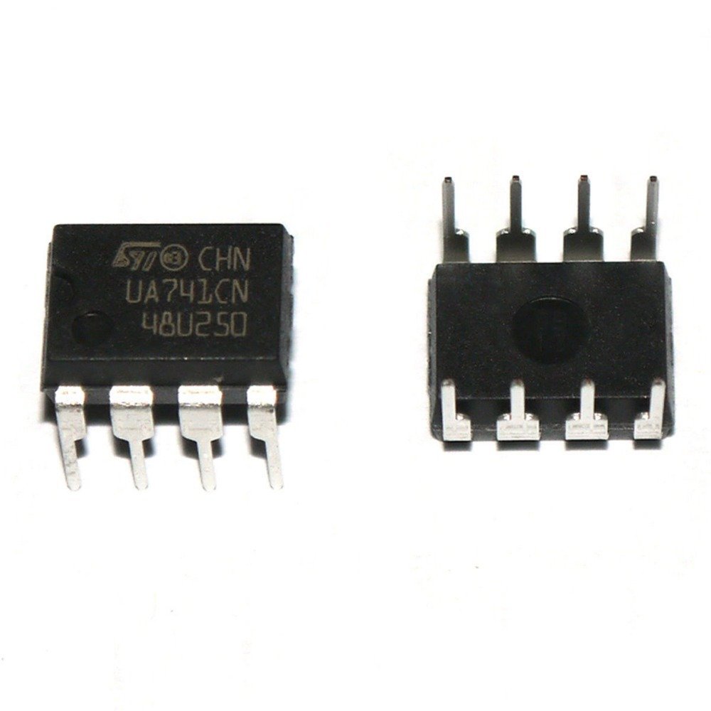 2Pcs- UA741CP UA741CN UA741 IC 741 Op Amp Operational Amplifier IC OPAMP Low Power Dual Operational Amplifiers LM741 DIP 8 Pin Leads IC. 