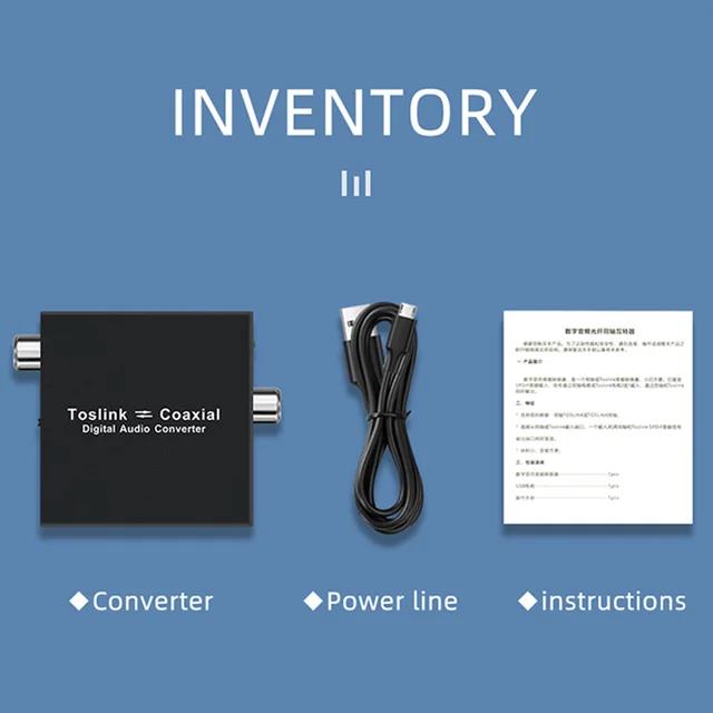Digital Audio Converter Optical SPDIF Toslink to Coaxial Coax to Optical SPDIF Toslink Bi-Directional Switch Splitter Adapter Superman. 