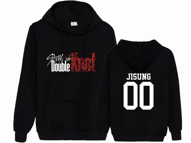 Kpop Stray Kids Double Knot New Logo New Album Bangchan Felix Hyunjin Jeongin All Menber name Sweatshirt. 