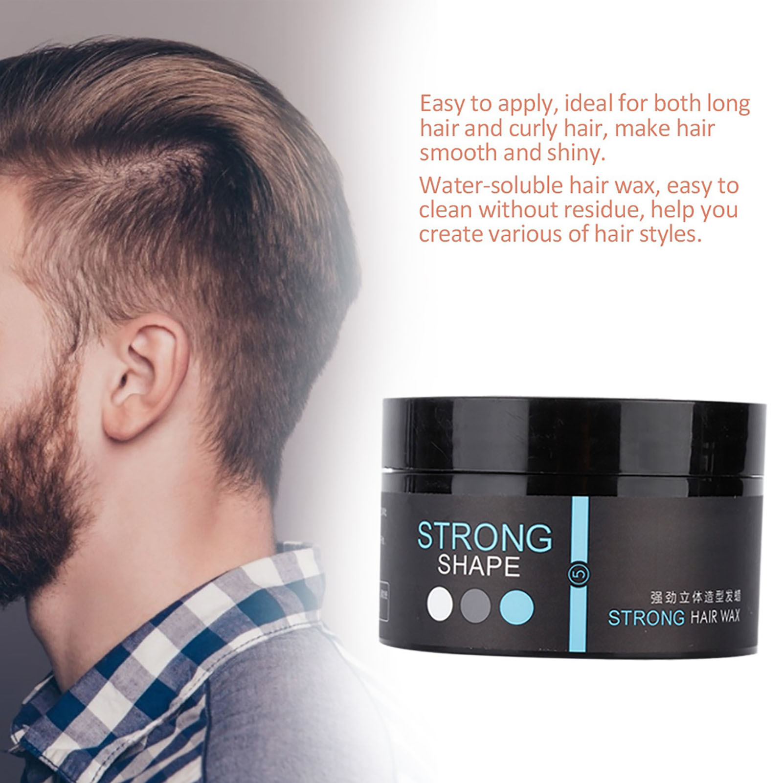 100g Men Long Lasting Hair Styling Clay Moisturizing Natural Modeling Pomade Wax: Buy Online at Best Prices in Bangladesh 100g Men Long Lasting Hair Styling Clay Moisturizing Natural Modeling Pomade Wax: Buy Online at Best Prices in Bangladesh