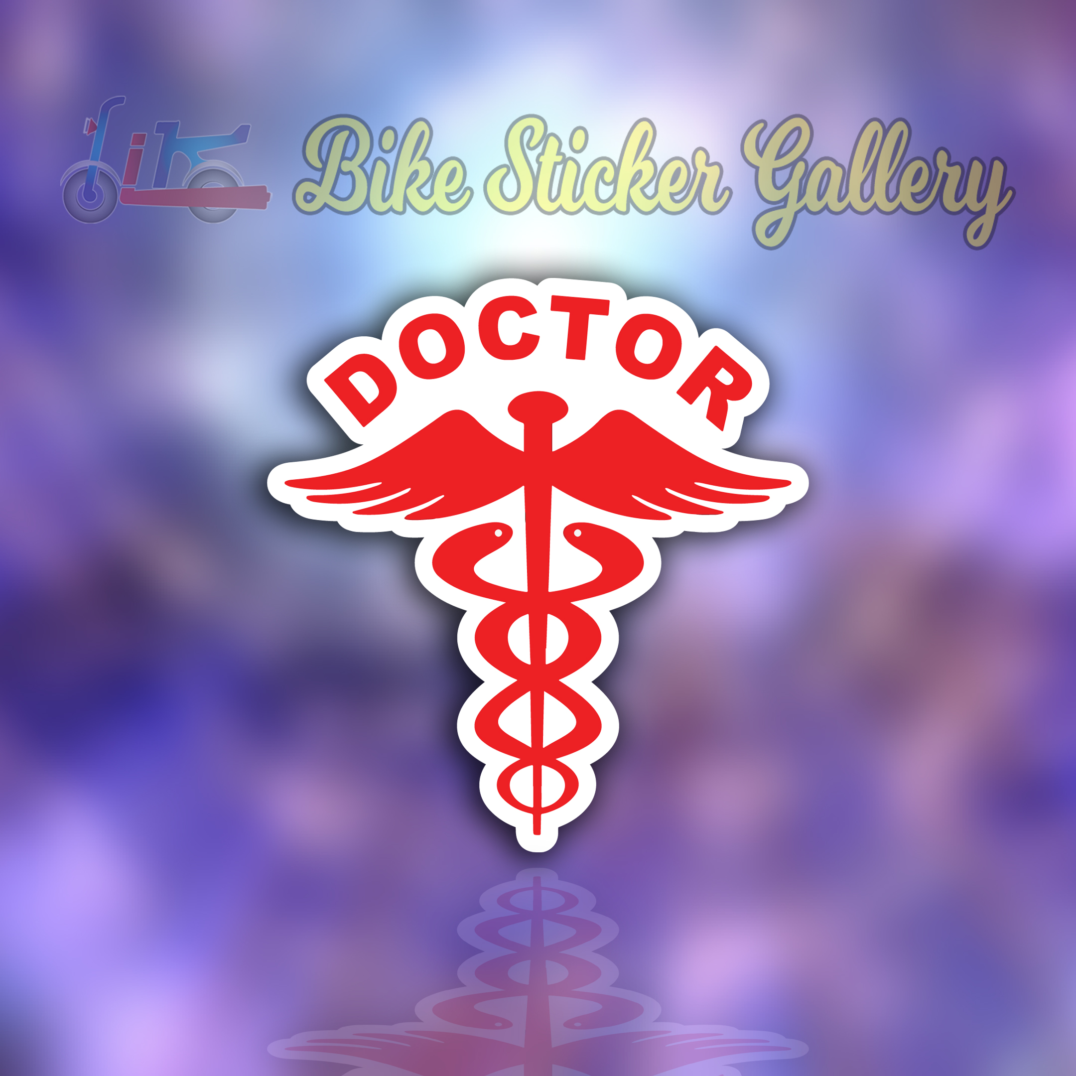 UV Printed Doctor Sticker for Any Car (Red) -Pack of 4 : Amazon.in: Toys &  Games