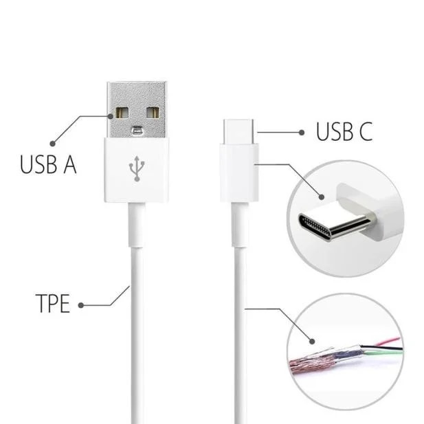 3.1 USB Type-C Charger Cable Fast Charge USB-C Charging Cable for Xiaomi mi5 mi 5s 4s mi4c Umi Samsung A10 A20 A30 A40 A50 A60. 