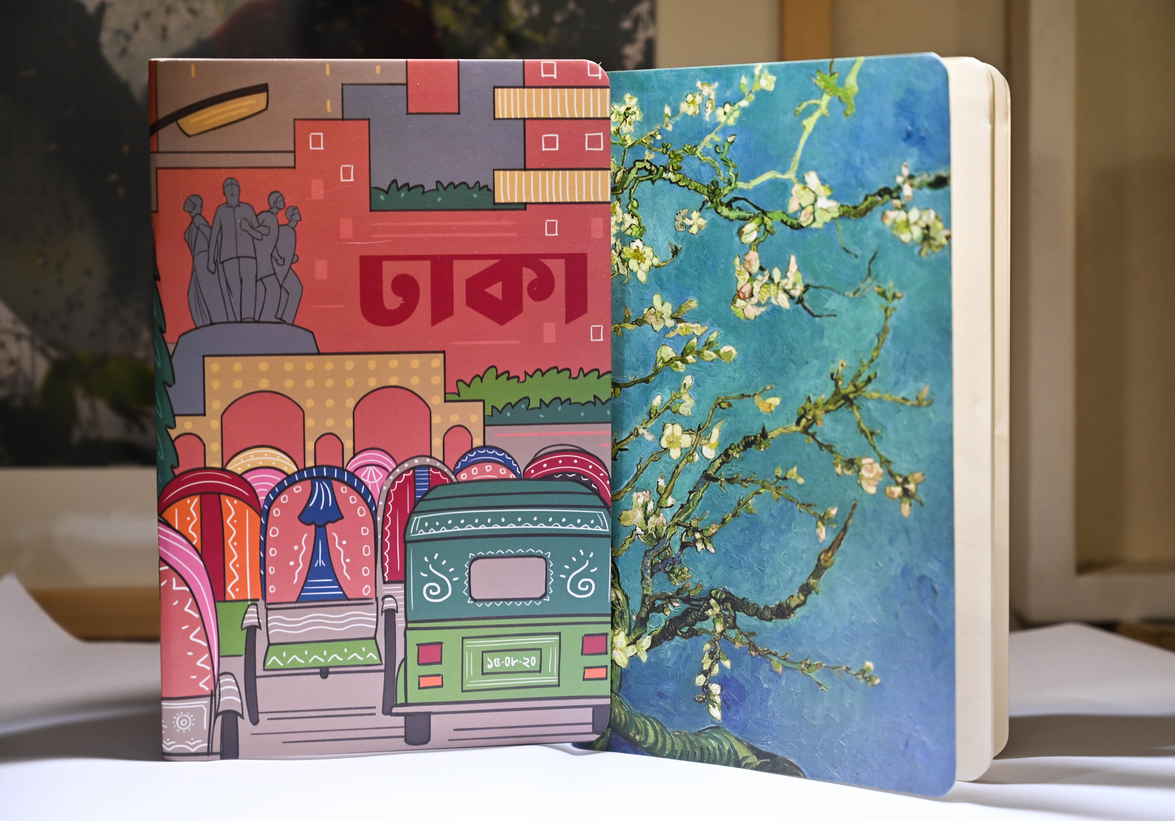 Dhaka & Almond Blossoms Notebook (SN202008122 & SN20213013)