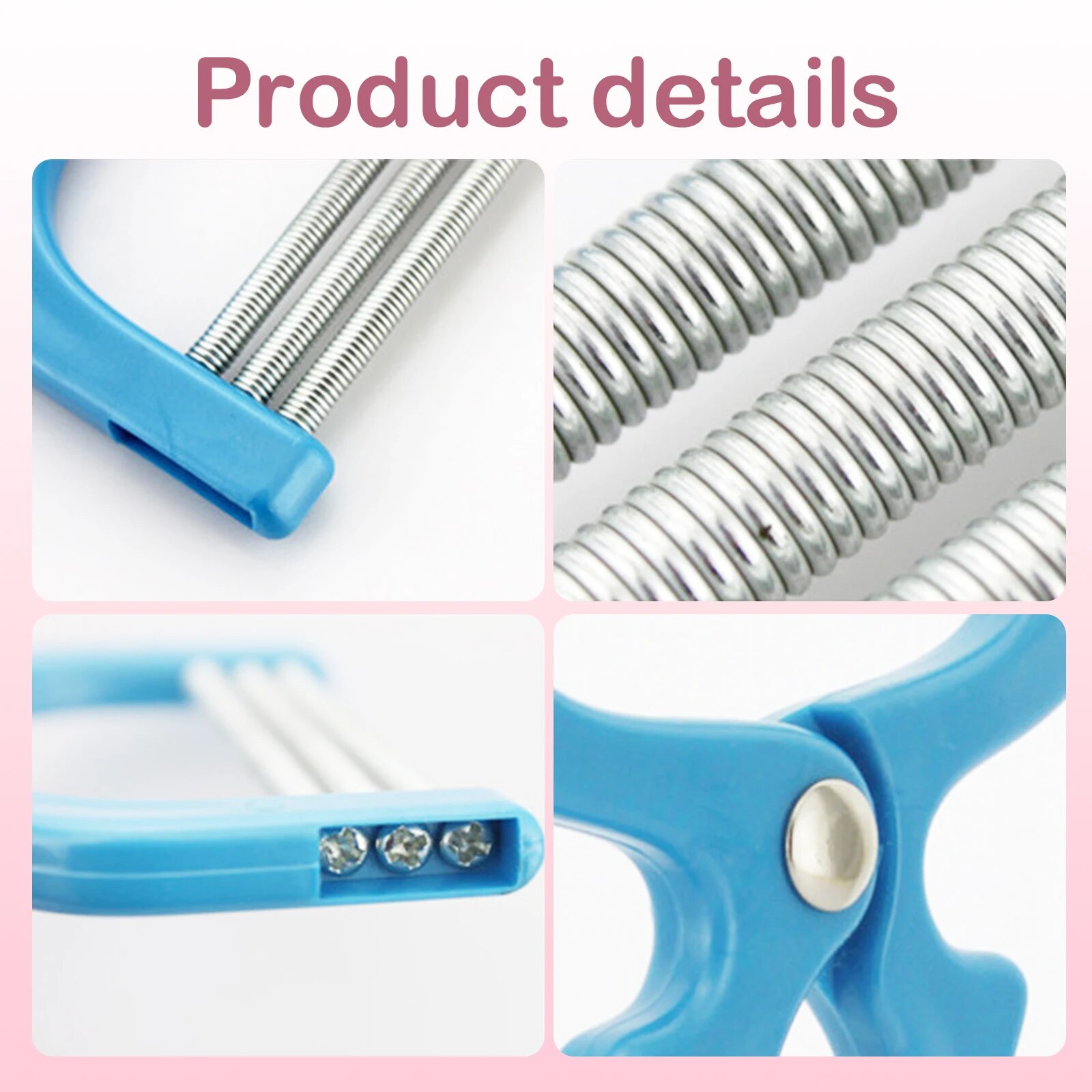 Facial Hair Removal Tool Facial Grooming 3 Spring Threading Stick Applicator Scraper Removal Epilator Safe and Harmless. 