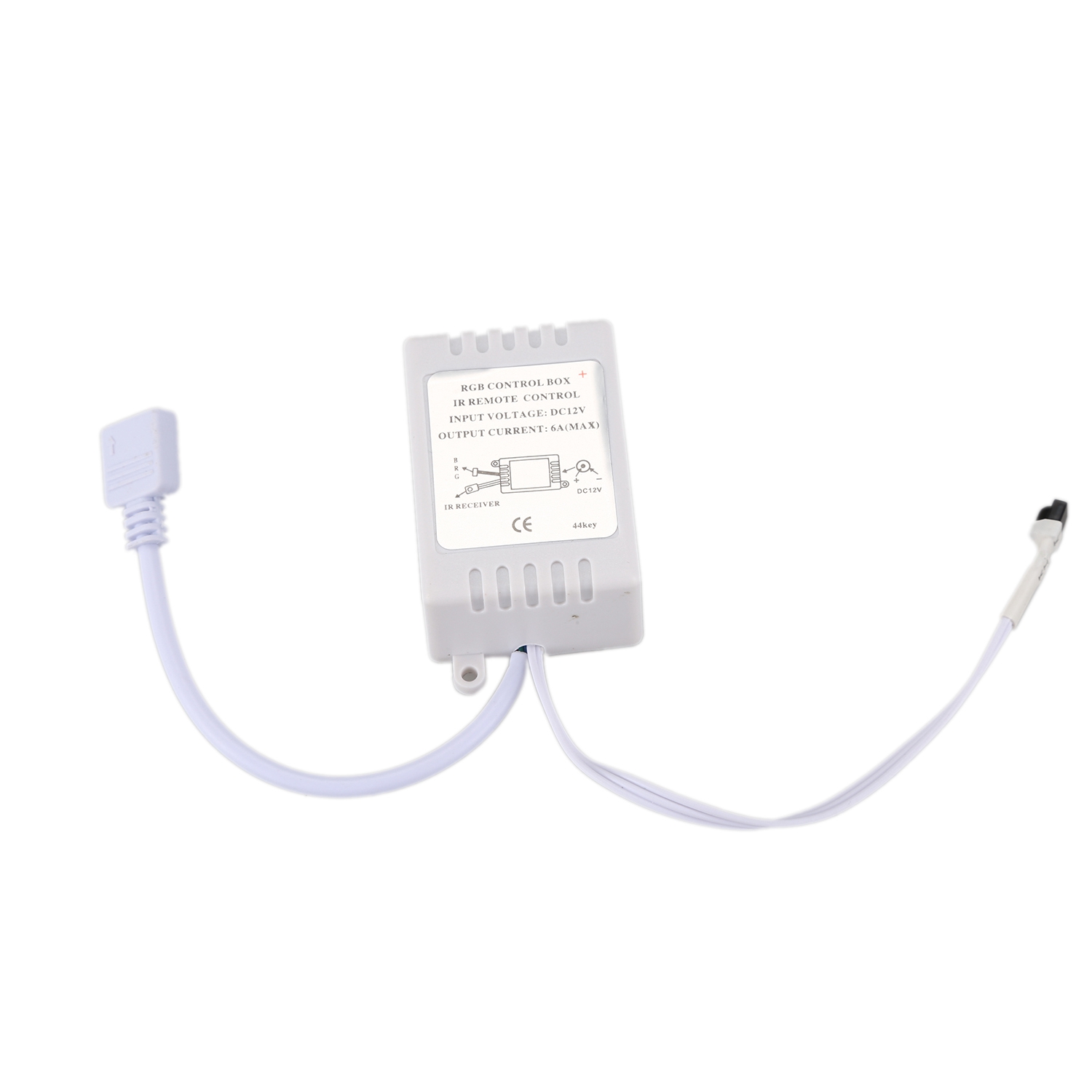 Individual 44 keys Wireless IR Remote control with receiver for 5050 3528 RGB SMD LED strip light. 