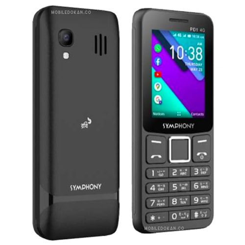 Symphony PD1 4G phone WiFi Youtube Hotspot Supported - Button Mobile Phone