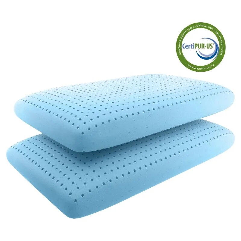 Serta Cloud Comfort Memory Foam Bed Pillow, Standard, 2 Pack. 