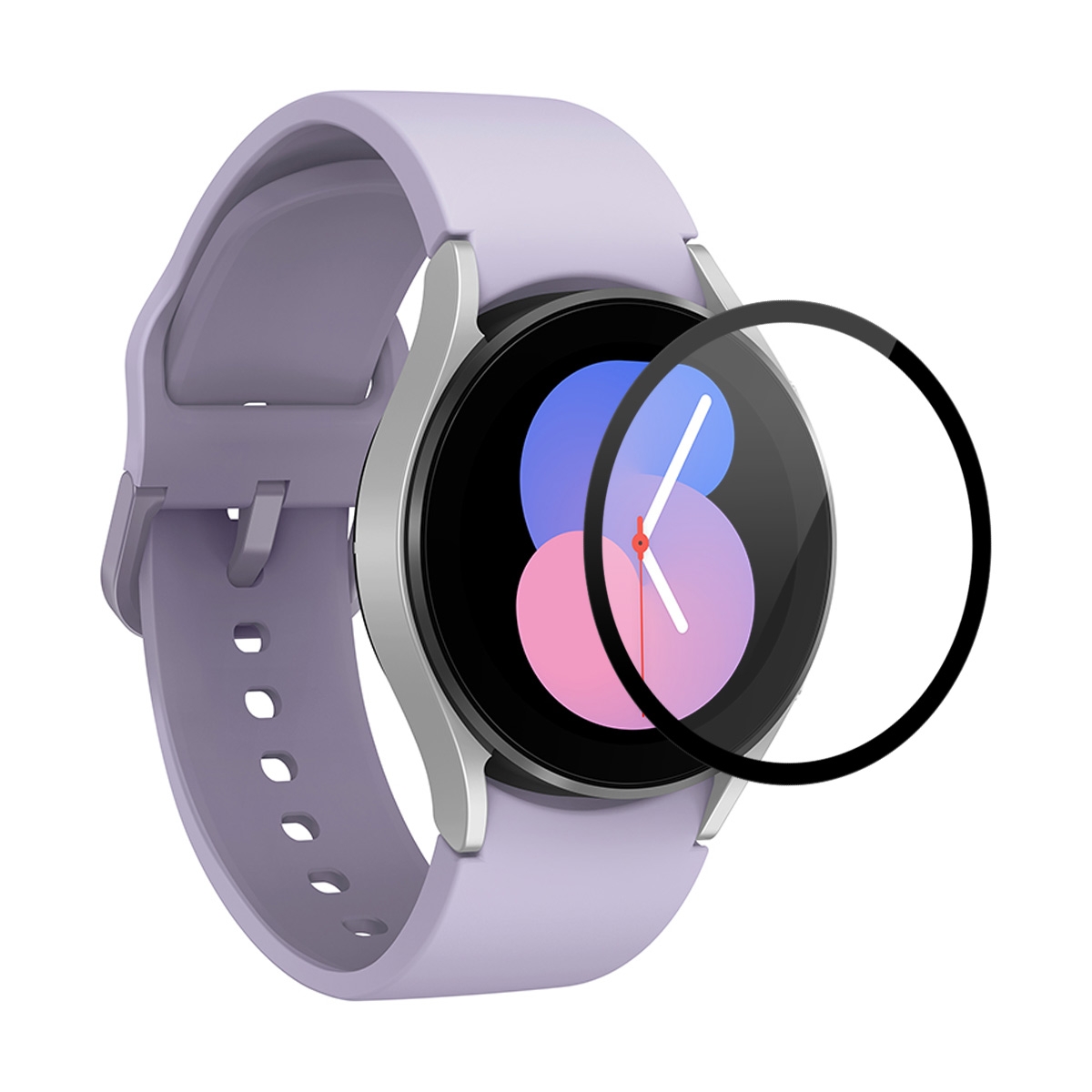 (COD)1 PCS For Samsung Galaxy Watch5 40mm ENKAY 9H Full Cover Tempered Glass Watch Film