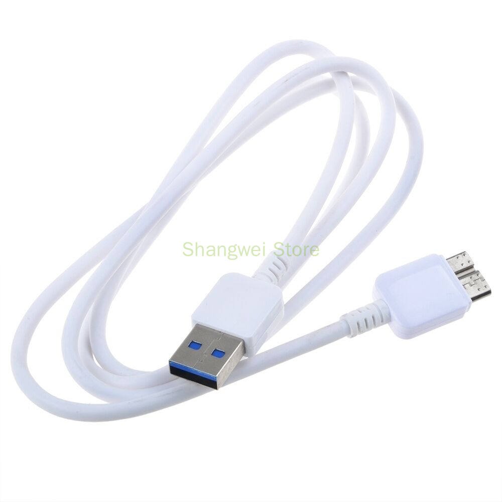 White USB 3.0 A to Micro B Data Charging Cable Cord for Samsung Galaxy S5 i9600. 