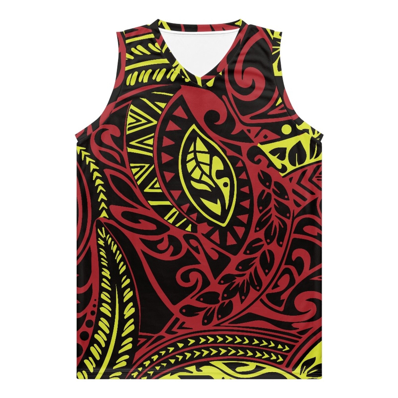 Polynesian Tribal Samoan Totem Tattoo Samoa Prints Mens Basketball Jersey Tropics Shirts Multiple Choices Multicolor Attract Eye. 