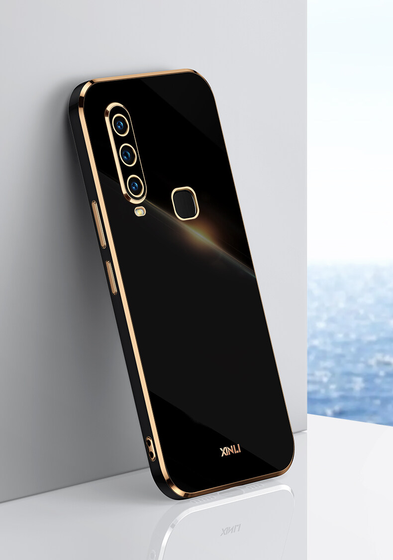 For Samponi Z30 New Back Cover 6D Back Case Luxury Ultra Golden Plating Phone Cases My Cases Soft Tpu Silicone Shockproof Camera Protective Casing Cover - Phone Back Cover - Phone - Camera