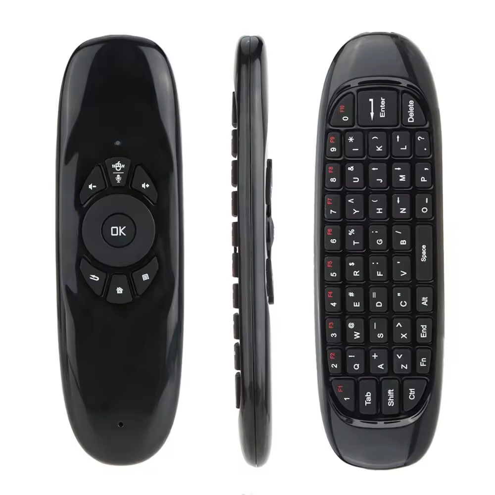 Air Mouse Remote Control 2.4G RF with IR Learning, USB Receiver for Android TV Box, TV Stick, Smart Set-Top Box, Smart Projector".