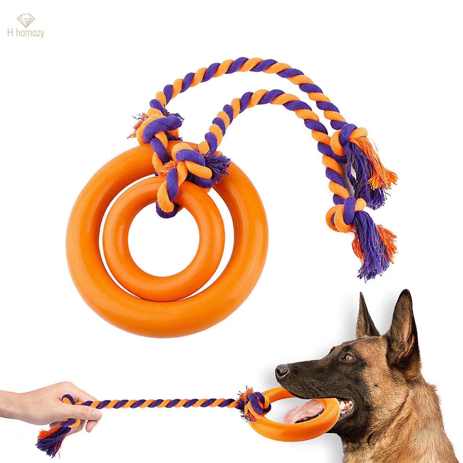 Chew Toys Yard Running Puppy Garden Dogs Rope Toy Interactive Dog Tug Toy Red. 