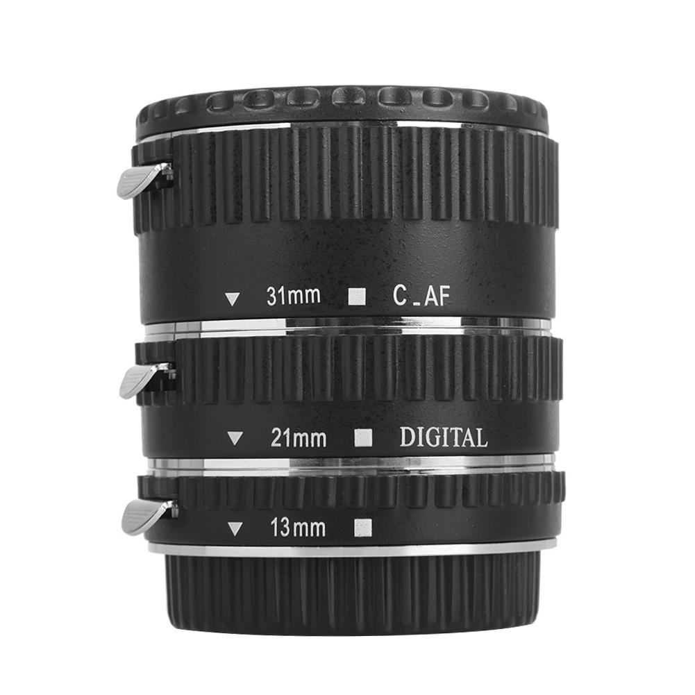 Auto Focus AF Macro Extension Tube Ring Lens Set for Canon EOS Lens M Mount. 