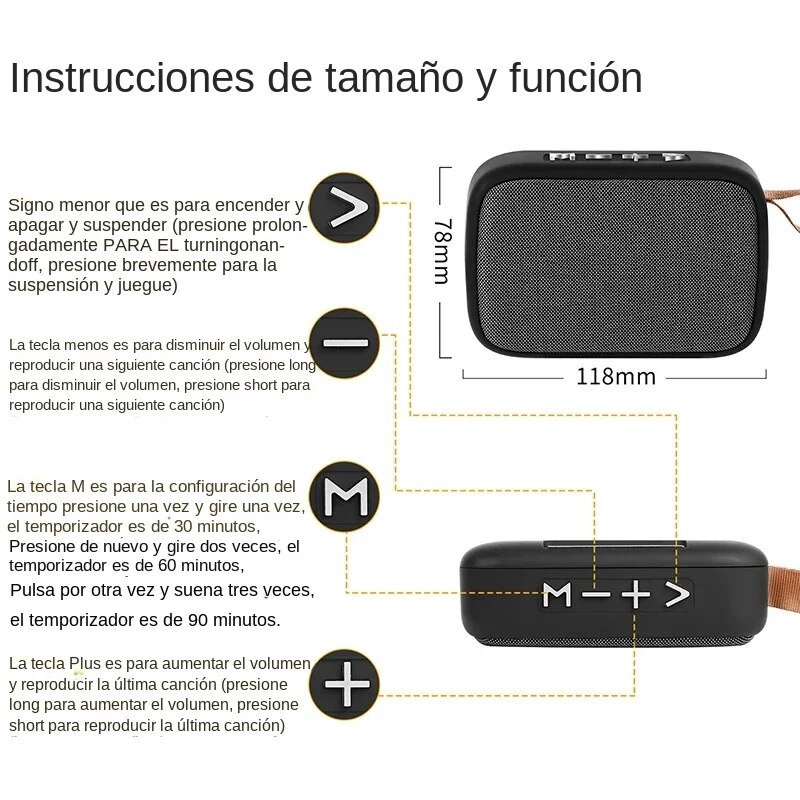 G2 Wireless Bluetooth Speaker Portable ABS Environmentally Friendly Plastic Computer Bluetooth Mini Stereo TF Card FM Radio AUX. 
