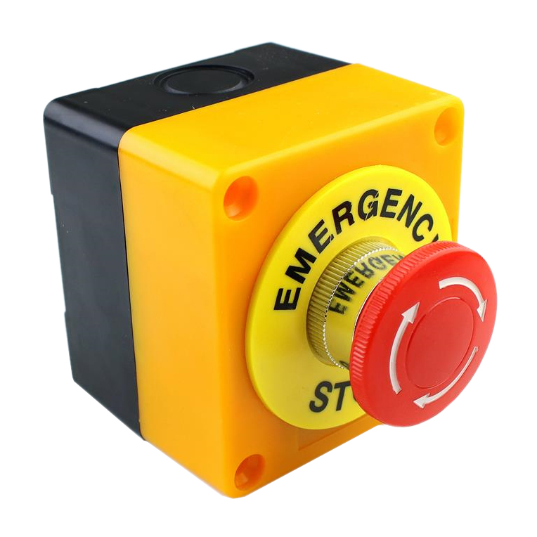 2Pcs Red Mushroom Emergency Stop Shut Off Push Button Switch No + Nc 22Mm Cnc Gecko. 