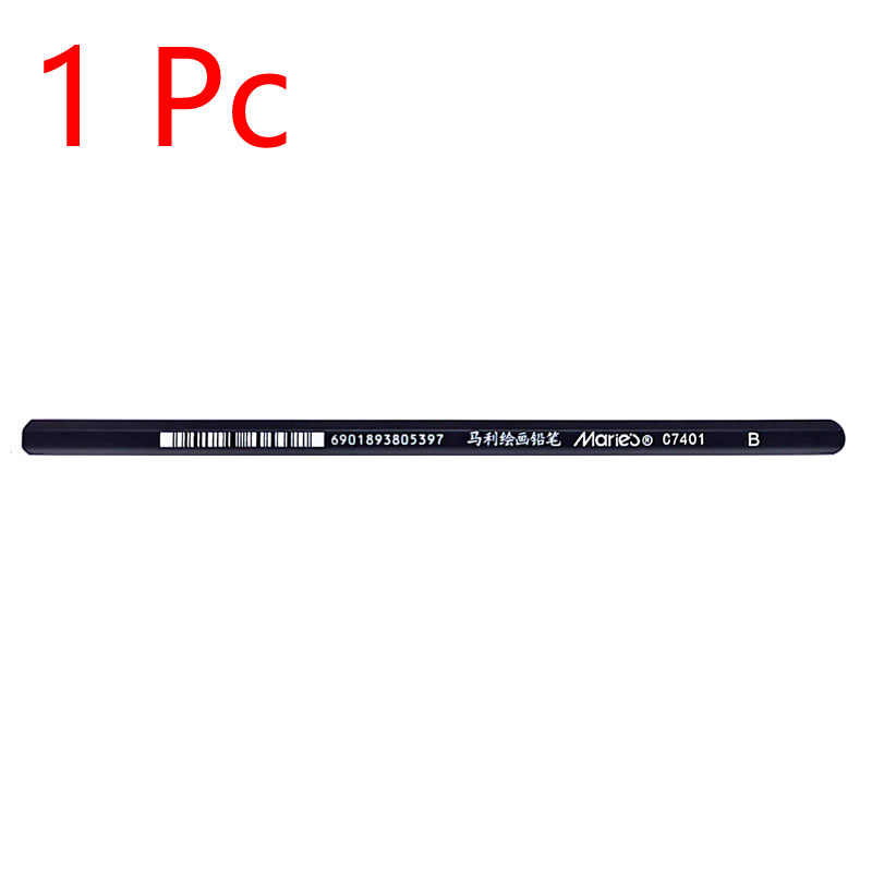 1 Pc HB 2H 4H 6H 1B 12B10B 8B 7B 6B 5B 4B 3B 2B 14B 16B Drawing sketch pencil School art professional practice test pencil. 