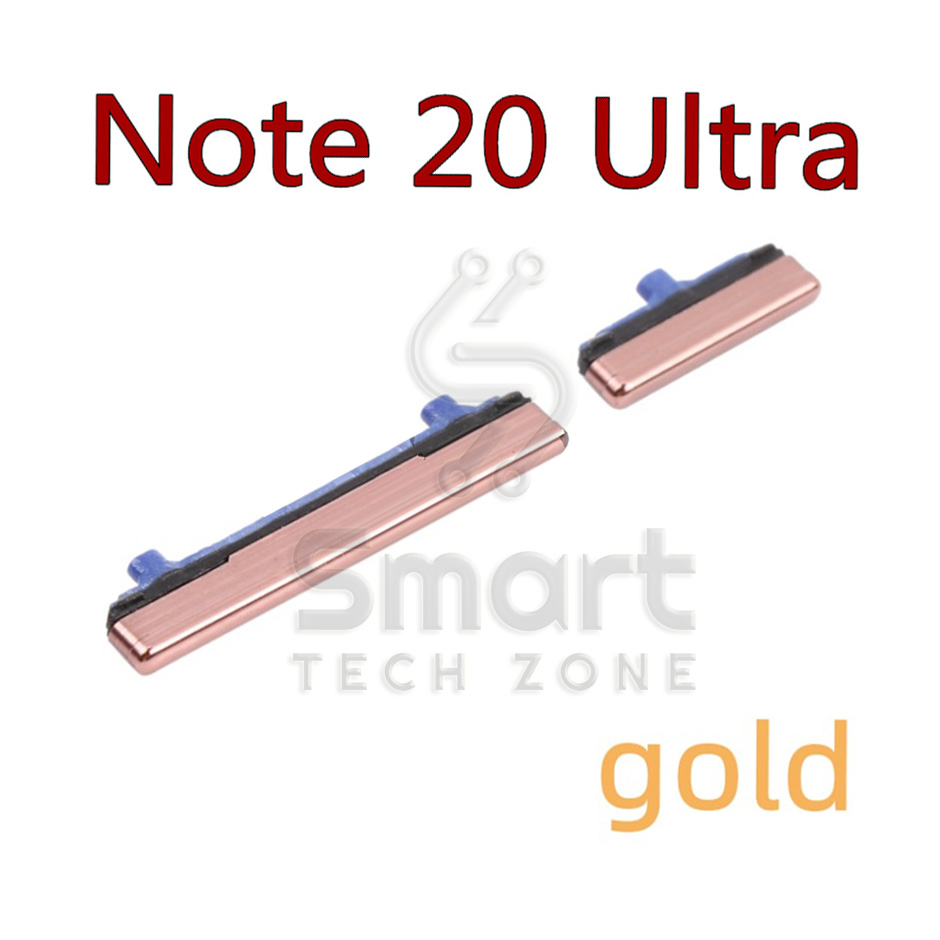 Compatible with Samsung Galaxy Note 20 Ultra SM-N986 External Side Buttons Power On Off + Volume Control Button Outside Side Keys. 