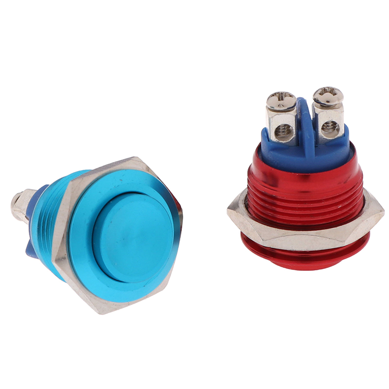 1Pc Momentary Push Button Switch 16mm Waterproof Mount Button Switch Encounter. 
