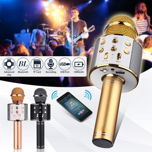 Wireless Bluetooth Karaoke Microphone. 
