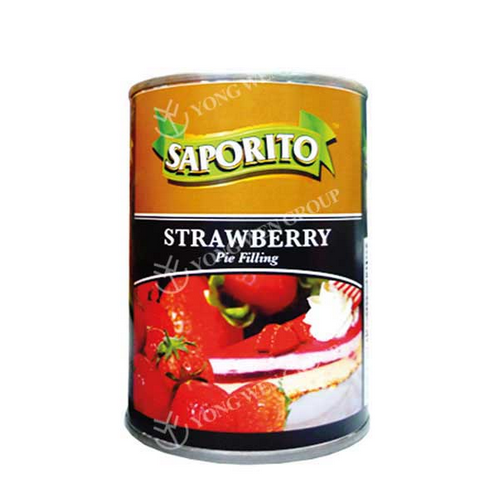Saporito Strawberry Pie Filling Can 595 gm