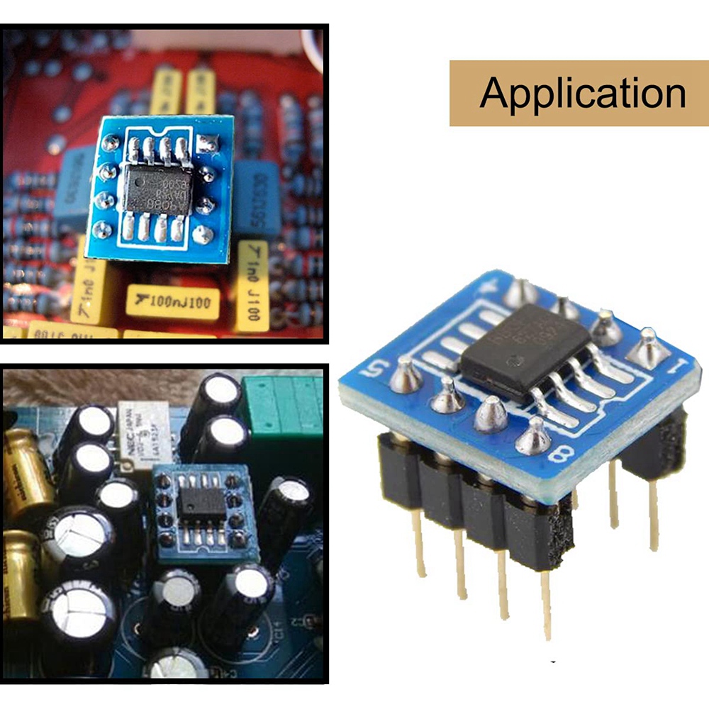 1Piece OPA627 X2 Turn to Dual Op Amp Single Op Amp to Dual Op Amp. 