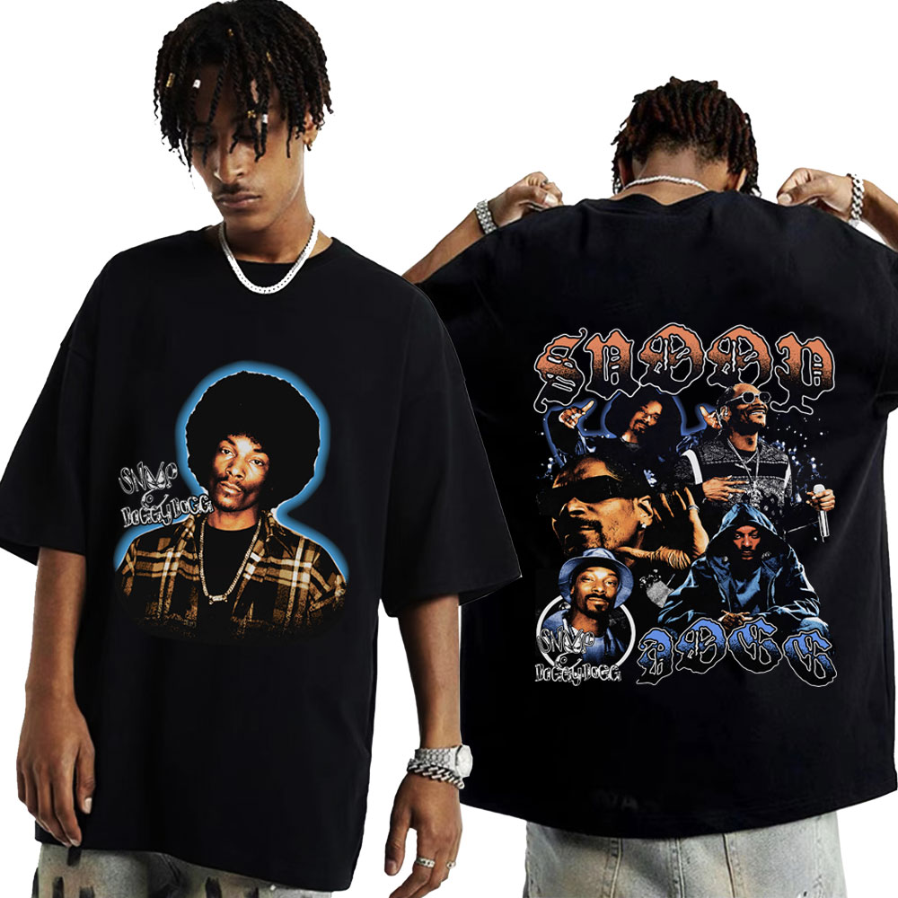 Rapper Snoop Dogg Graphic T Shirt Men's Hip Hop Fashion Style Funny T Shirts Summer Unisex Oversized T-shirt Streetwear. 