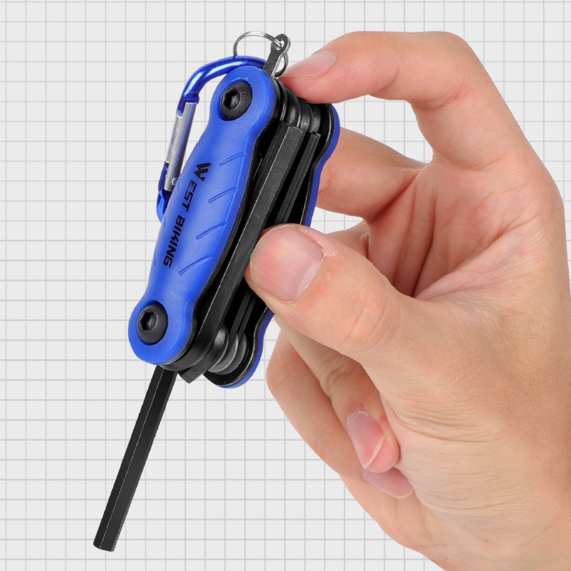 WEST BIKING Bicycle Repair Tools Set 8 in 1 Multitool Mtb Wrench Chain Hex Spoke Kit Accessories Bike Tools. 