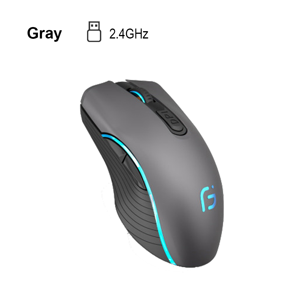 【Topnotch Store】AVATTO Bluetooth 4.0 + 2.4G Wireless Dual Mode Mouse,2400 DPI 6 Buttons Rechargeable Gaming Mice for PC Laptop Gamer