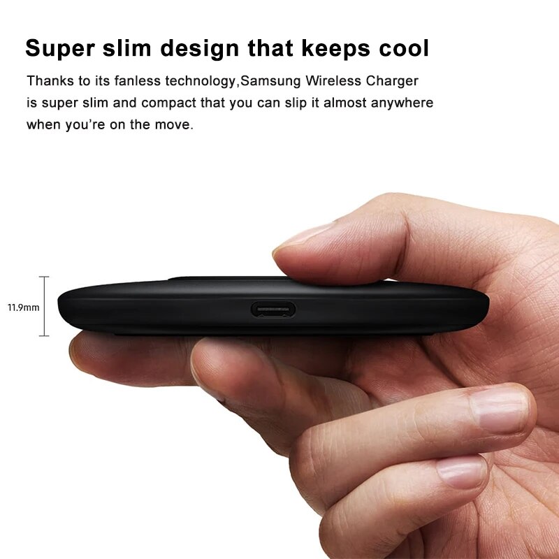 Samsung Wireless Charger Fast Qi Charge For Samsung Galaxy S22 S21 S20 Plus Note 10 10+ 20 ultra iPhone 15 pro 14 11 13 12 Plus. 
