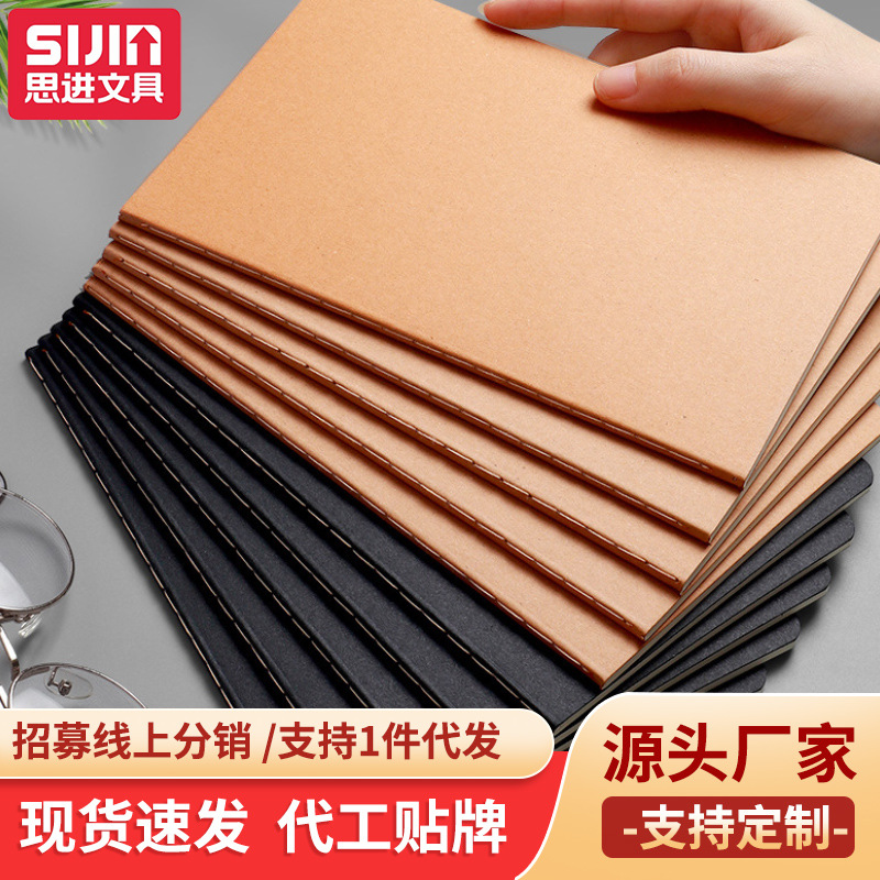 b5 notebook wholesale student Xi book kraft paper line book notebook practice book factory spot wholesale
