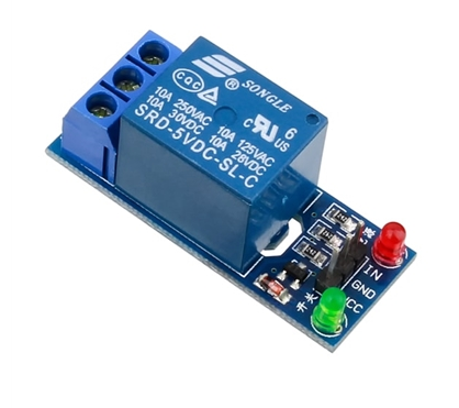 1 Channel Relay Module (Active Low Control). 