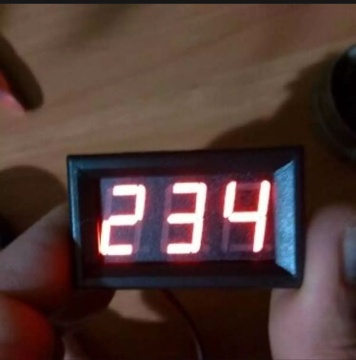 Ac 70-500 V 0.56 Led Dagital Voltmeter Voltage Display 2 Wire 0.56 Inch Voltage Meters Electrical Instruments 3 Bit Red Led Tube. 