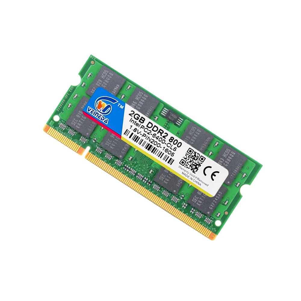【3C VictoryEagle】VEINEDA Memory ram 2GB 800MHZ ddr2 notebook 2GB 667MHZ for Intel amd mobo Support ram ddr2 Laptop pc533. 