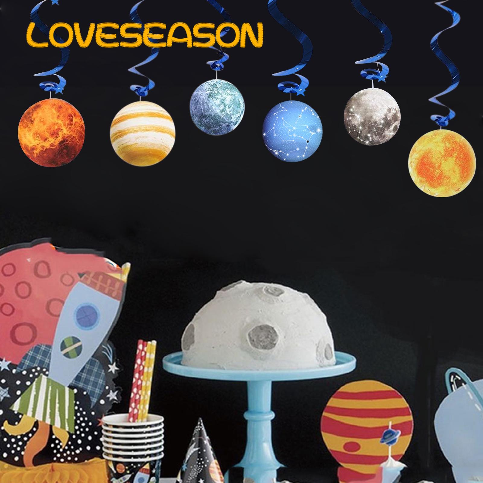 Rocket Themed Party Supplies 10 Pcs Solar System Hanging Ornaments Outer Space Party Planets Supplies Star Decor Space Themed Birthday Party Decorations. 