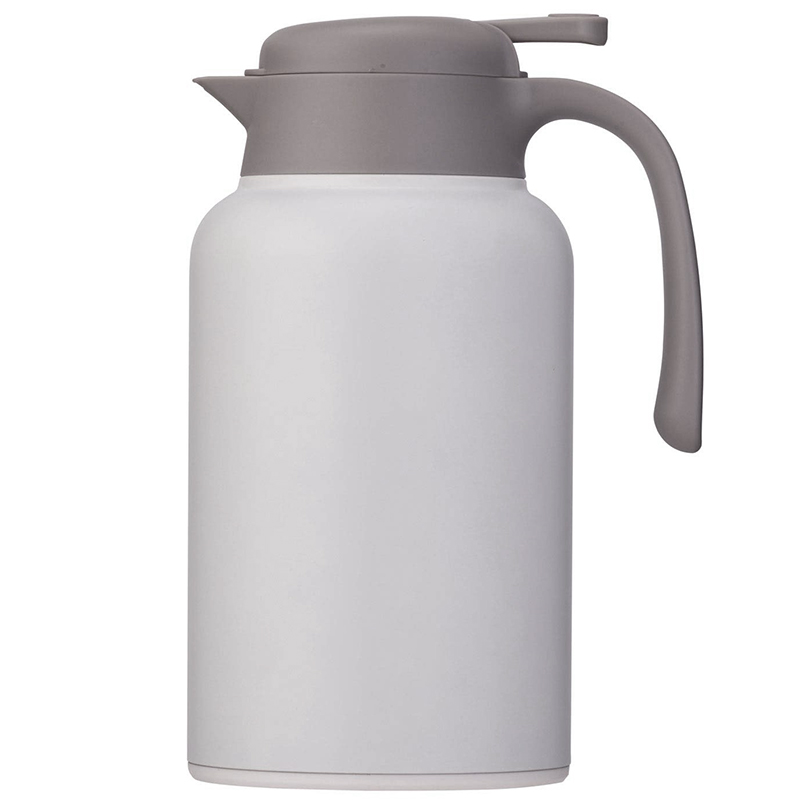 white thermal coffee carafe