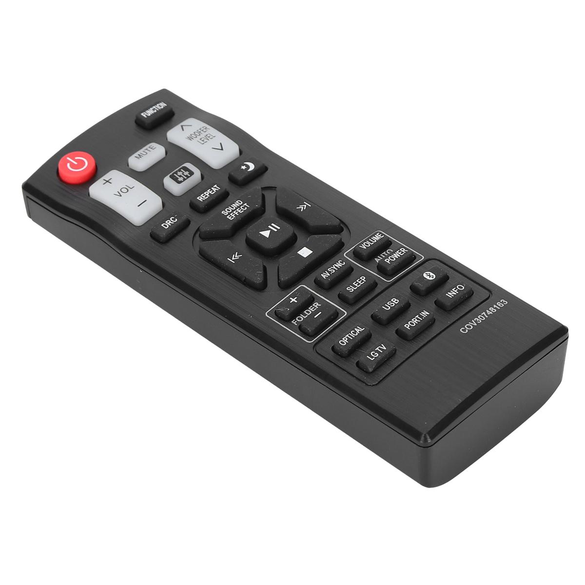 Soundbar Remote Control Replacement Black For LG LAS355B/LAC450B/LAS350B Model
