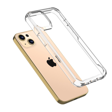 For Apple iPhone 13 Camera Protection Soft Silicone Transparent Plating Case - Premium Quality Case / Back Cover. 