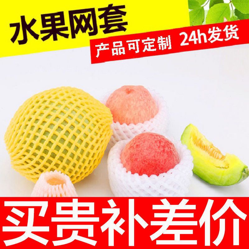 Fruit Net Cover Foam Protection Loquat Shockproof Packaging Orange Net Bag Net Bag Fruit Cover Net Apple Mesh Bag Bag