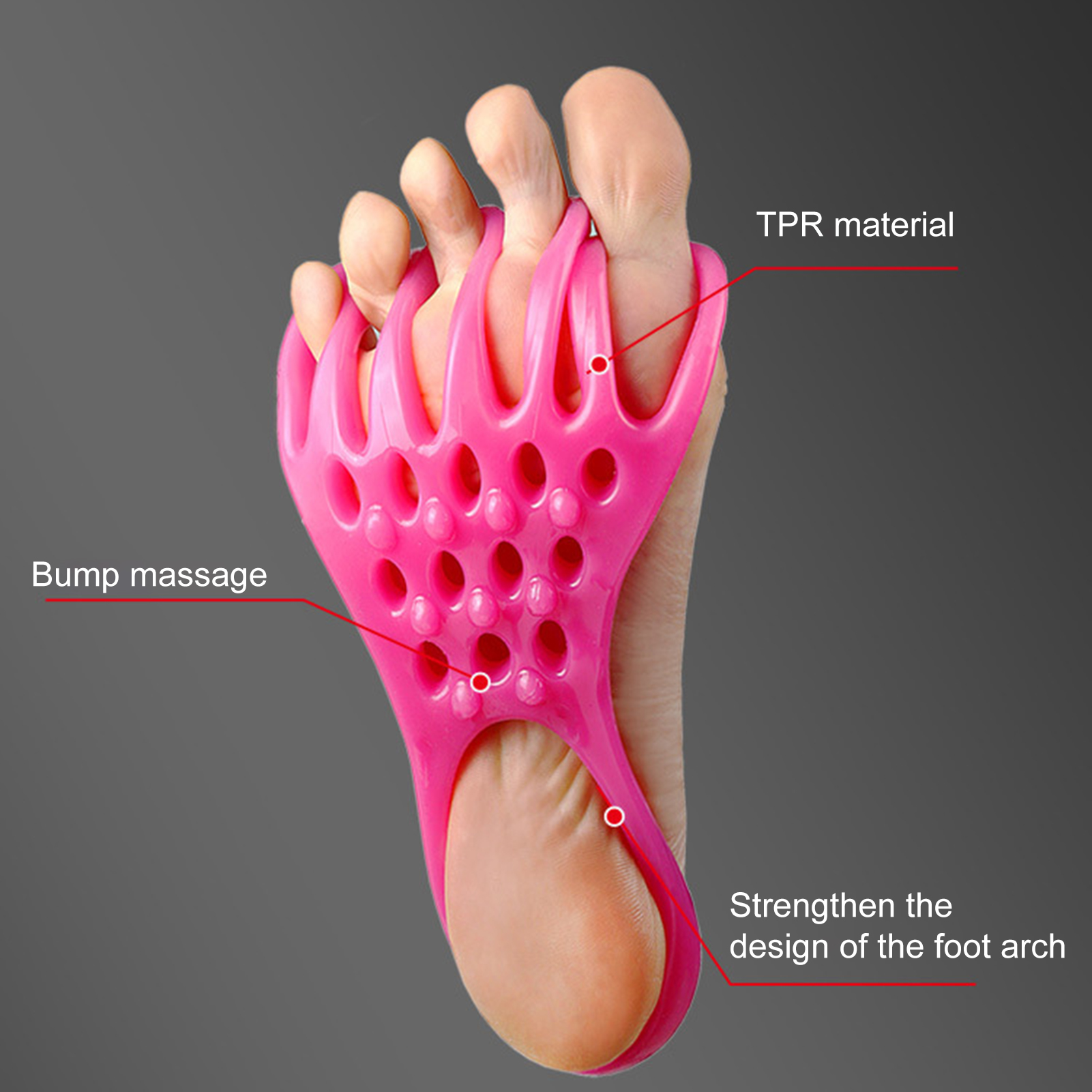 Fitness Stretching Belt High Elasticity Yoga Ligament Belt Hallux Valgus Corrector. 