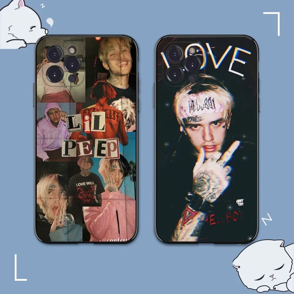 Lil Peep Phone Case Silicone Soft for iphone 15 14 13 12 11 Pro Mini XS MAX 8 7 6 Plus X XS XR Cover