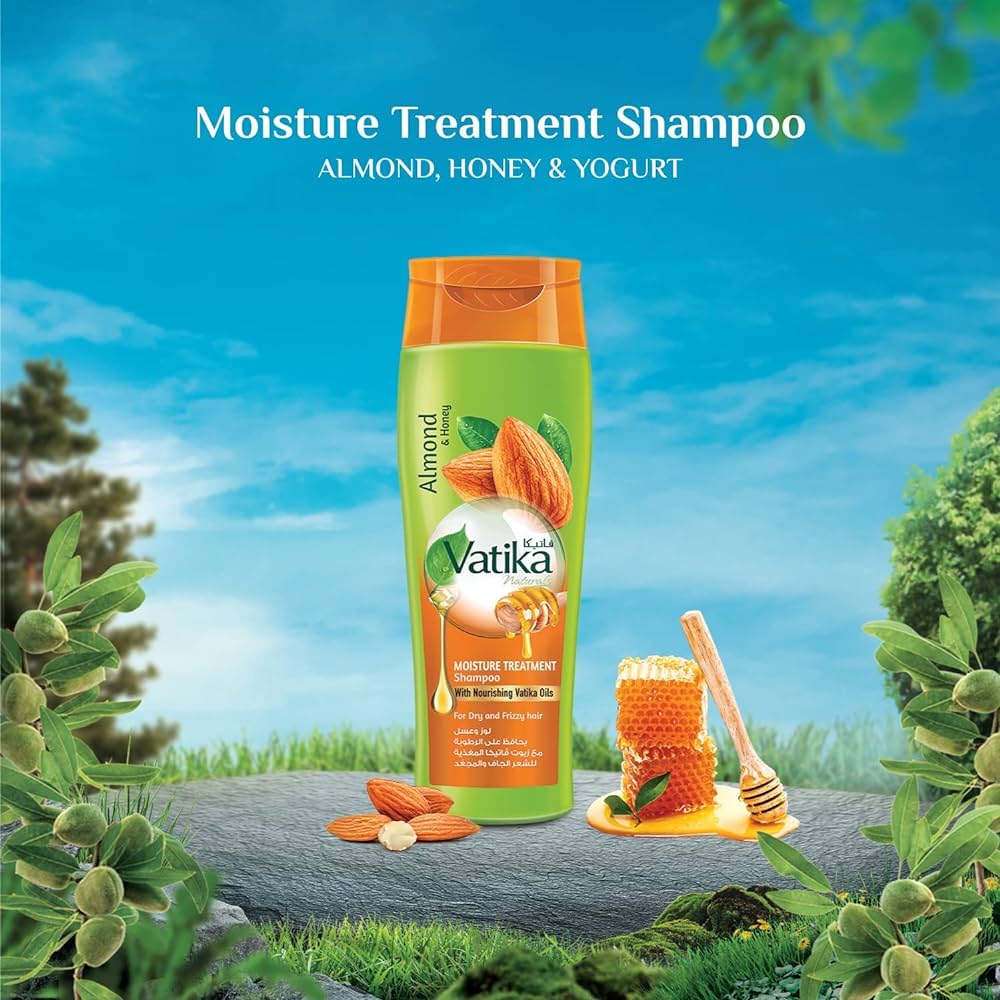 Buy Vatika Naturals Almond & Honey Shampoo For Dry & Frizzy Hair 400 ml  (Product of U.A.E) Online at Low Prices in India - Amazon.in