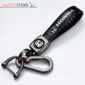 Premium Key Ring  Motorcycle Accessories Rainbows Leather Keychain Compatible with HONDA Key Chain Car Logo Key Chain Accessories Keyring with Logo with Phone Number Plate