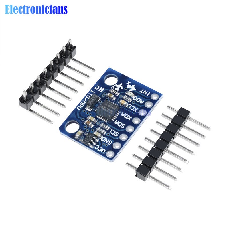 【happy one】Standard I2C MPU-6050 MPU6050 Module 3 Axis Analog Gyro Sensors + Axis Accelerometer Module For Arduino. 