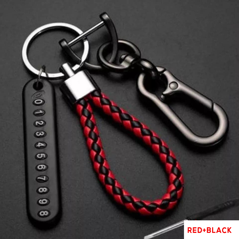 Key Ring with Phone Number. 