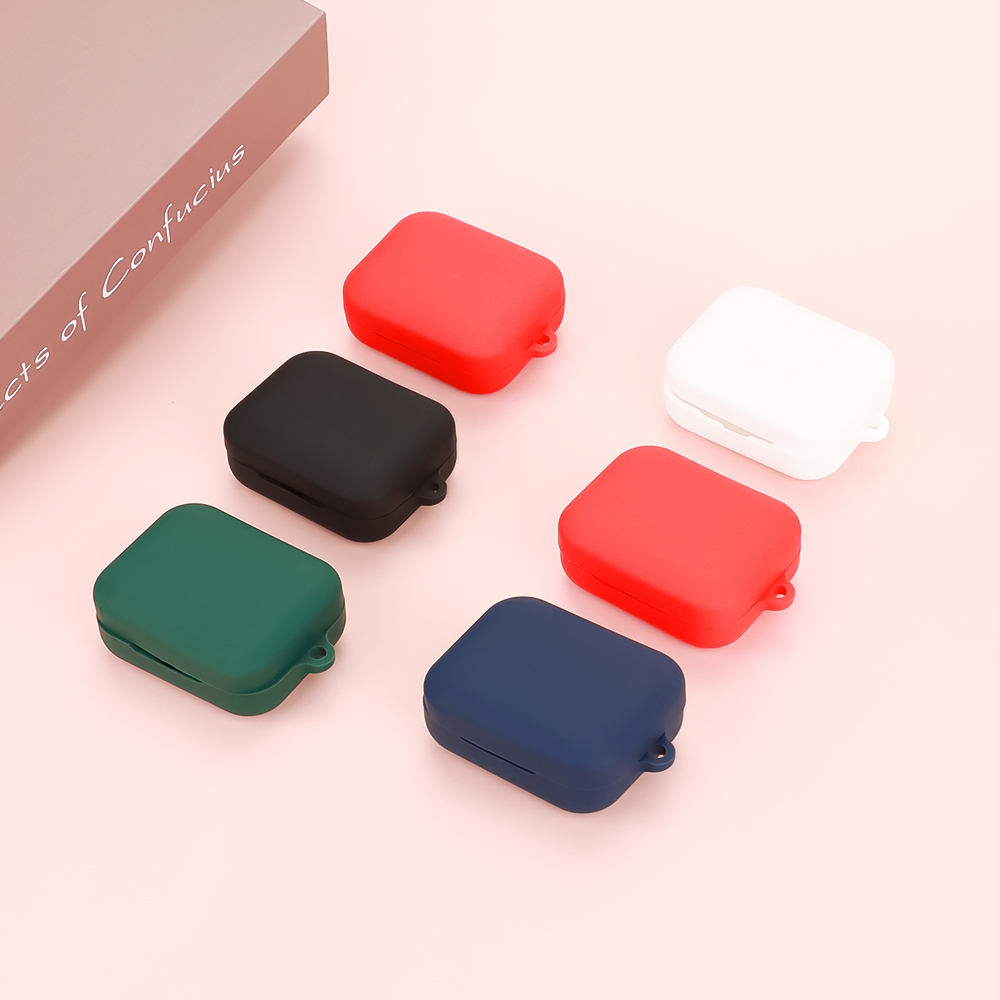 Realme Buds Air 7 Only cover Premium Artificial Carrying cover Shockproof Earbuds Protective Cover Box For Buds Soft Silicone Bluetooth Headphone Cover